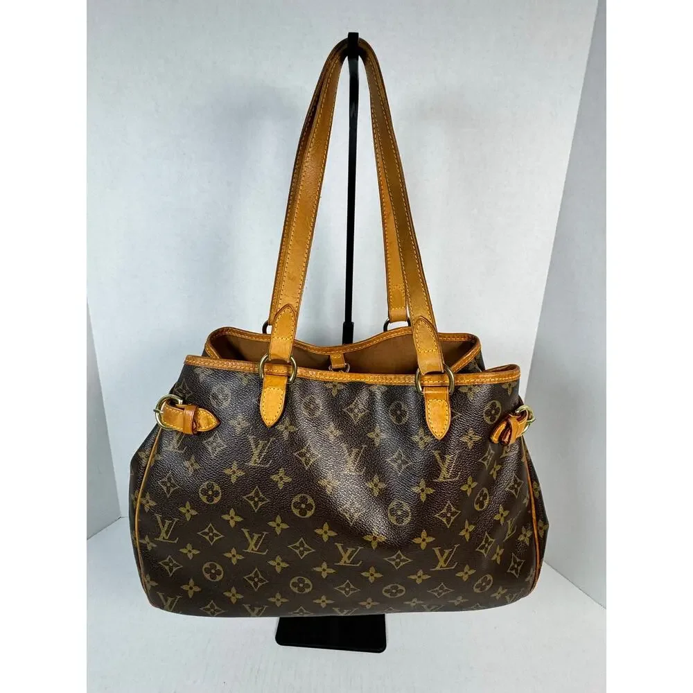 Louis Vuitton Batignolles Horizontal Monogram Tote Bag COA